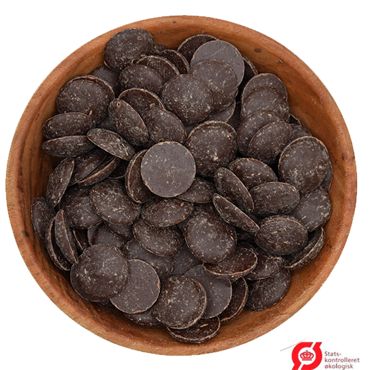 Økologiske Chokoladeknapper - Mørk 70% (Couverture)