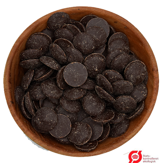 Økologiske  Chokoladeknapper - Mørk 60% (Couverture)