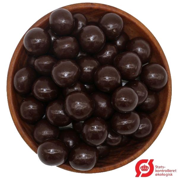 Økologiske Hasselnødder Overtrukket Med 70% Belgisk Chokolade